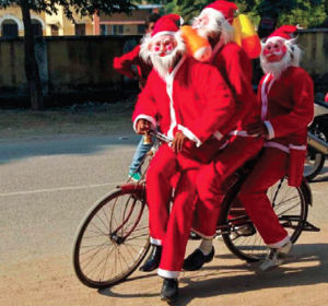 The fun side of Christmas in India
