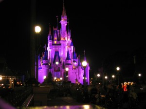 The Disney castle is a symbol of the vision of Walt Disney.